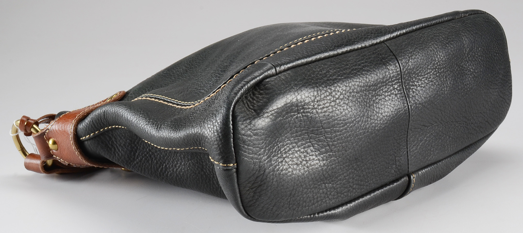 Fossil Navy Leather Handbag