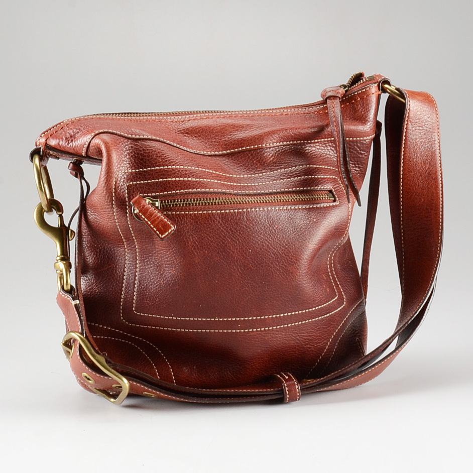 Coach Soho Oxblood Leather Handbag