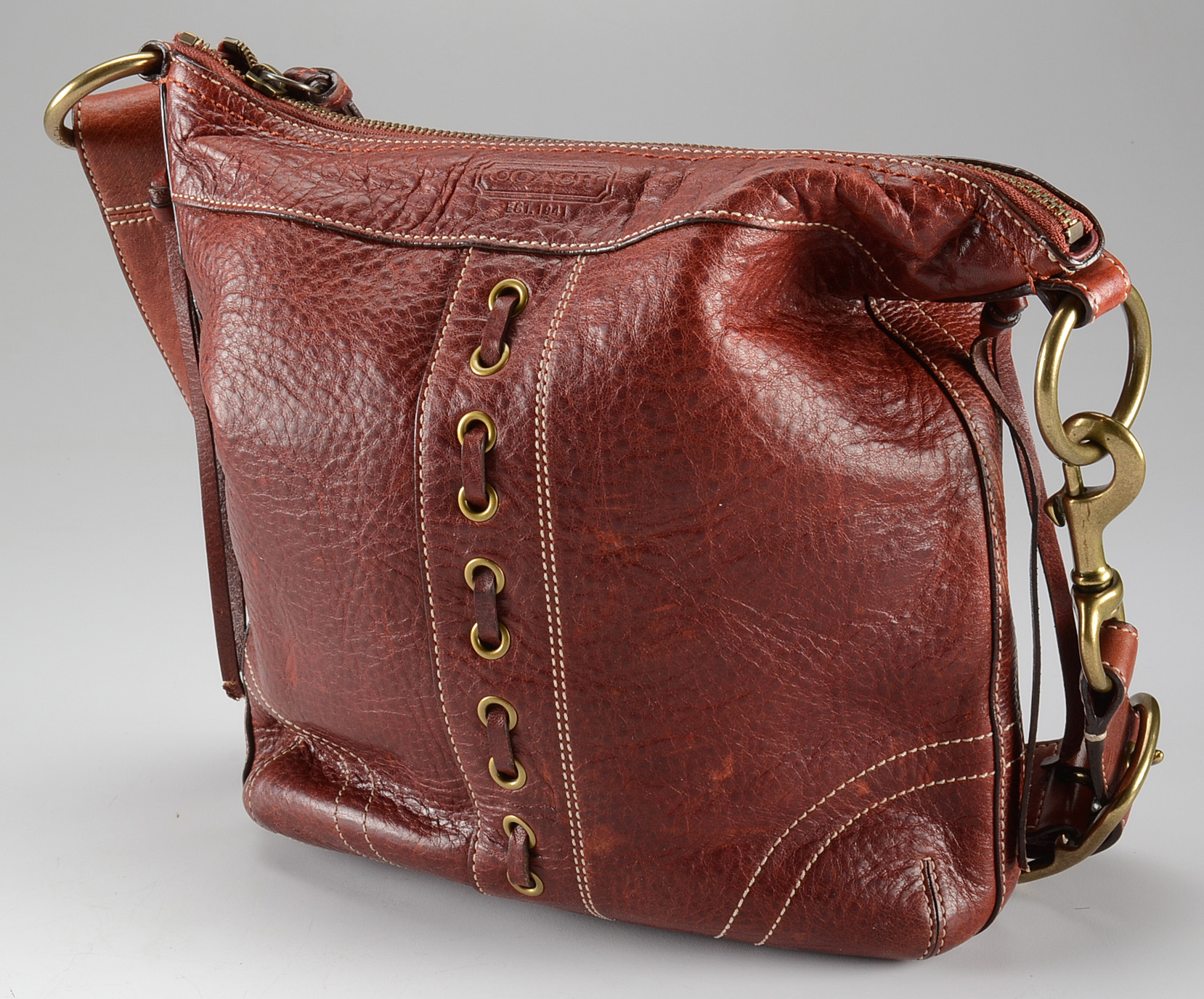 Coach Soho Oxblood Leather Handbag