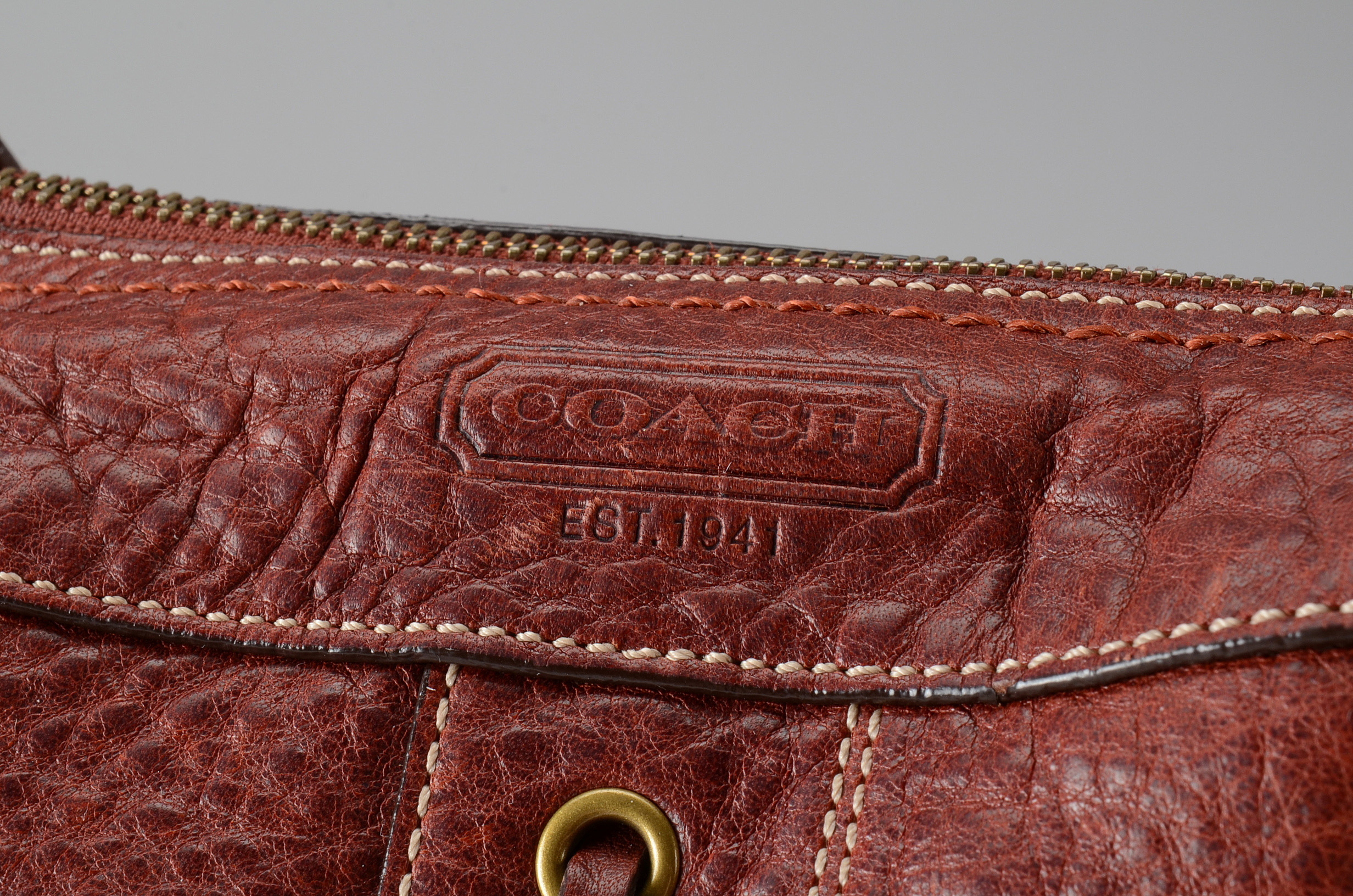 Coach Soho Oxblood Leather Handbag