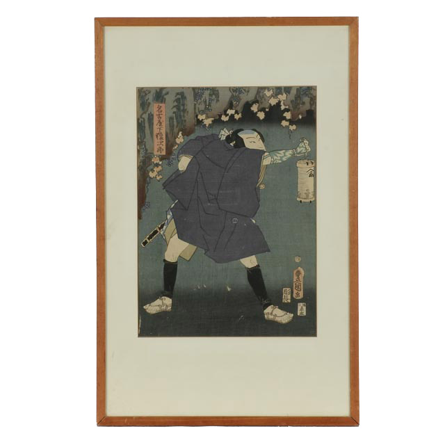 Utagawa Kunisada Original 1861 Japanese Woodblock Print