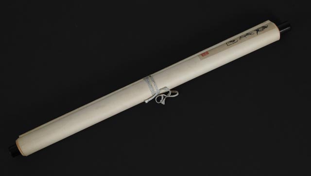 Vintage Chinese Hand-Painted Silk Hanging Scroll