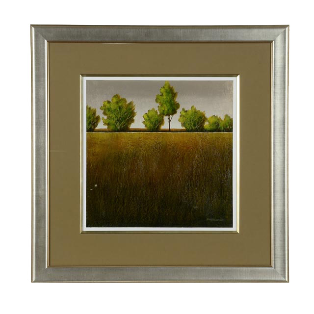 Hongyuhn Xu Acrylic on Paper Landscape