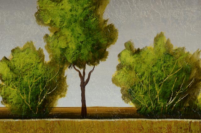 Hongyuhn Xu Acrylic on Paper Landscape