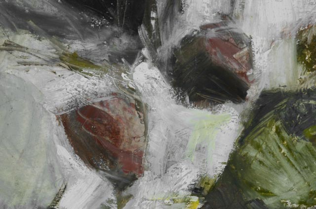 Gail Morrison Original Oil Pastel Drawing "Falls"