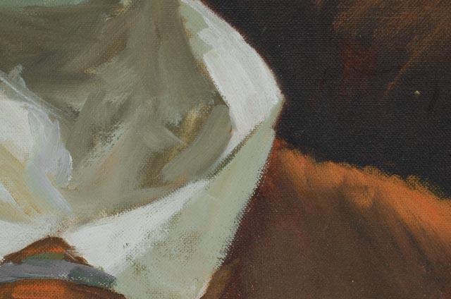 Original Oil on Canvas Painting of Clown