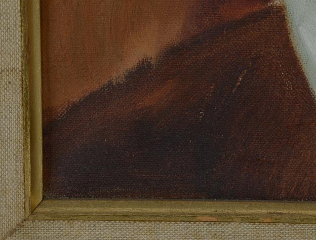 Original Oil on Canvas Painting of Clown