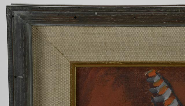 Original Oil on Canvas Painting of Clown