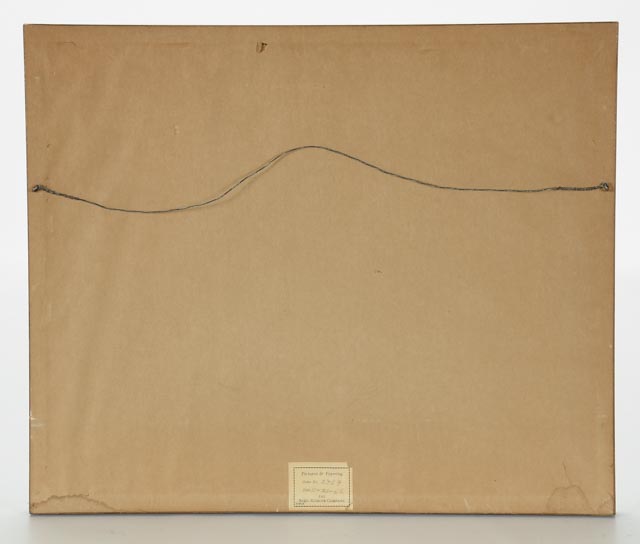 Charles H. Overly Hand-colored Offset Lithograph "The Governor's Palace"