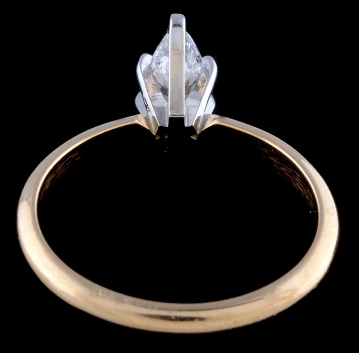 14K Yellow Gold Diamond Ring