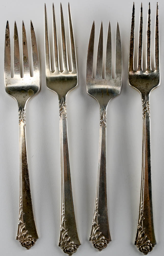 Oneida Heirloom Sterling "Damask Rose" Flatware