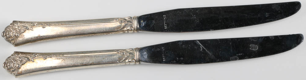 Oneida Heirloom Sterling "Damask Rose" Flatware