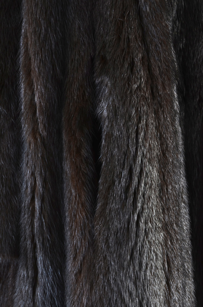 Lowenthals' Chocolate Mink Fur Full Length Coat