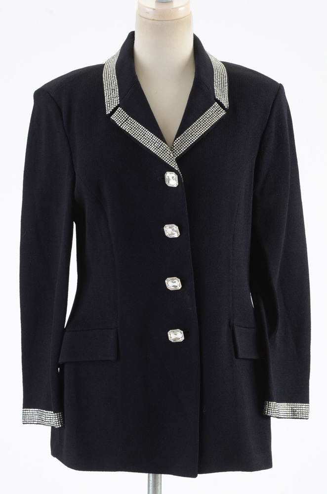 St. John Evening By Marie Grey Rhinestone Jacket