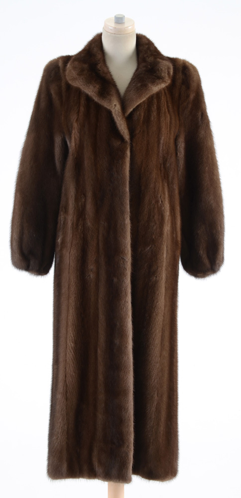 Kotsavos Full Length Chocolate Mink Coat