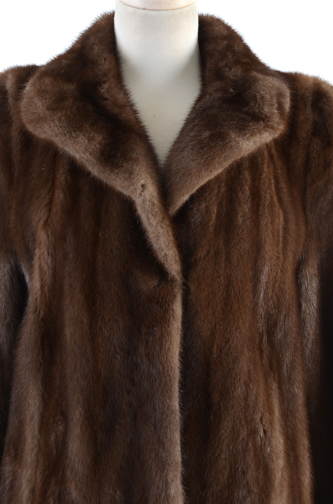 Kotsavos Full Length Chocolate Mink Coat
