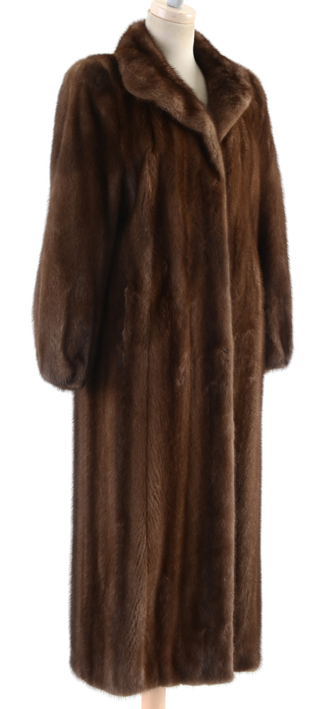 Kotsavos Full Length Chocolate Mink Coat
