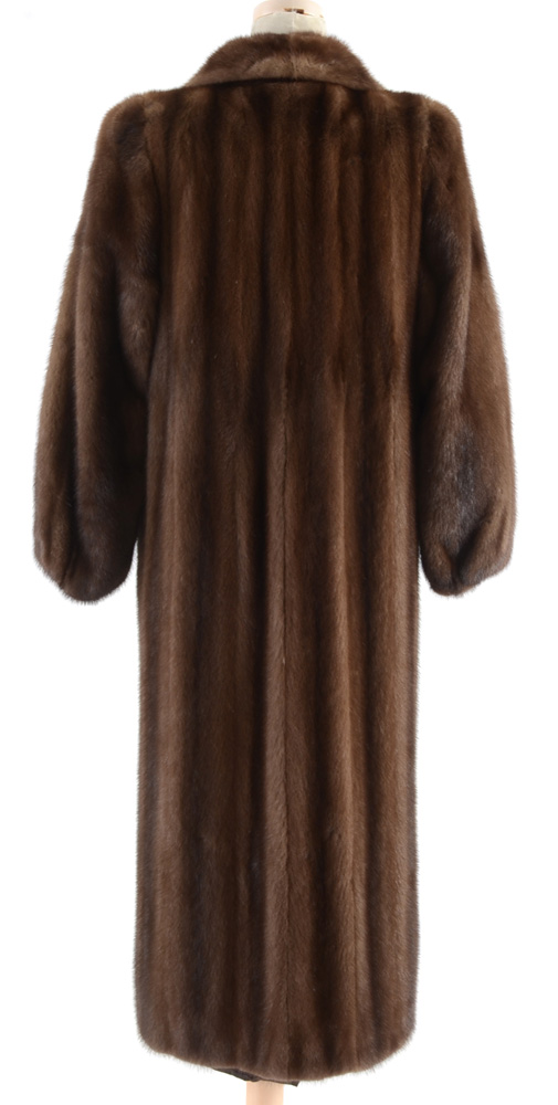 Kotsavos Full Length Chocolate Mink Coat