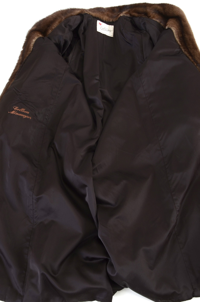 Kotsavos Full Length Chocolate Mink Coat