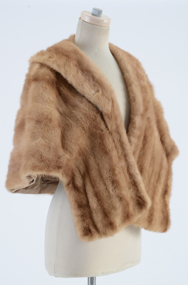1960s Vintage Arctic Fur Co. Pastel Mink Stole