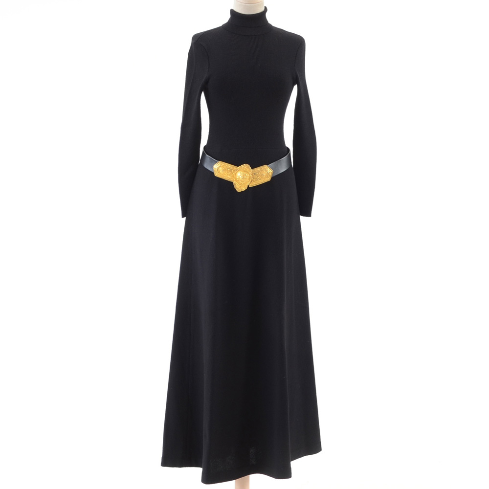 Francesca for Damon Full-Length Wool Dress