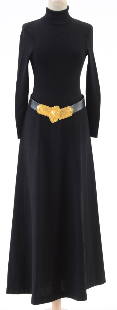 Francesca for Damon Full-Length Wool Dress