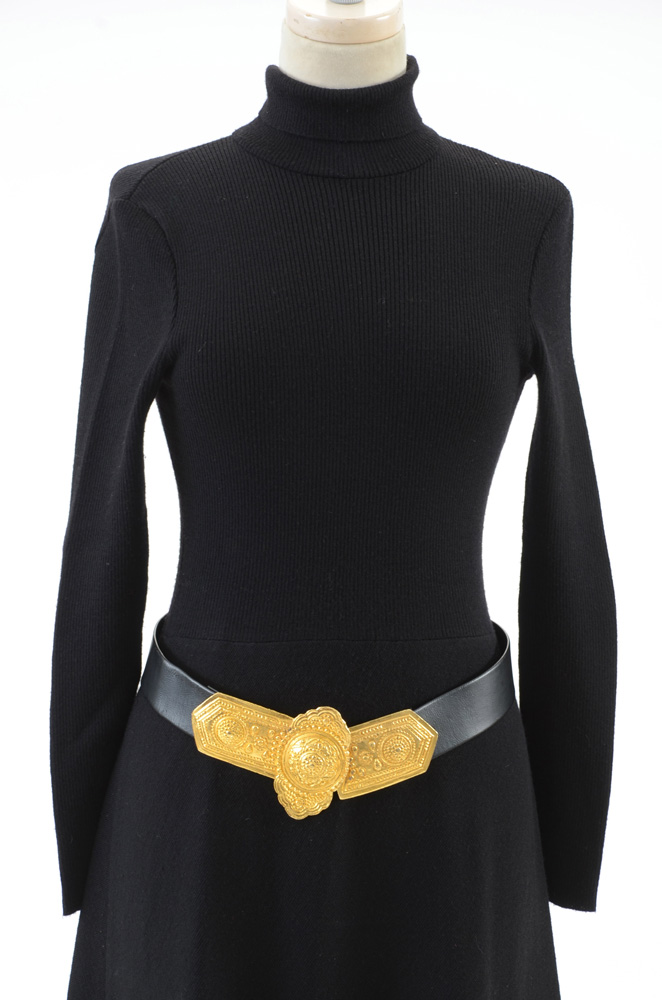 Francesca for Damon Full-Length Wool Dress