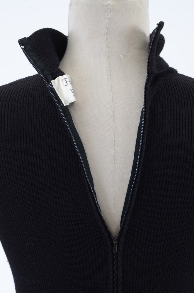 Francesca for Damon Full-Length Wool Dress