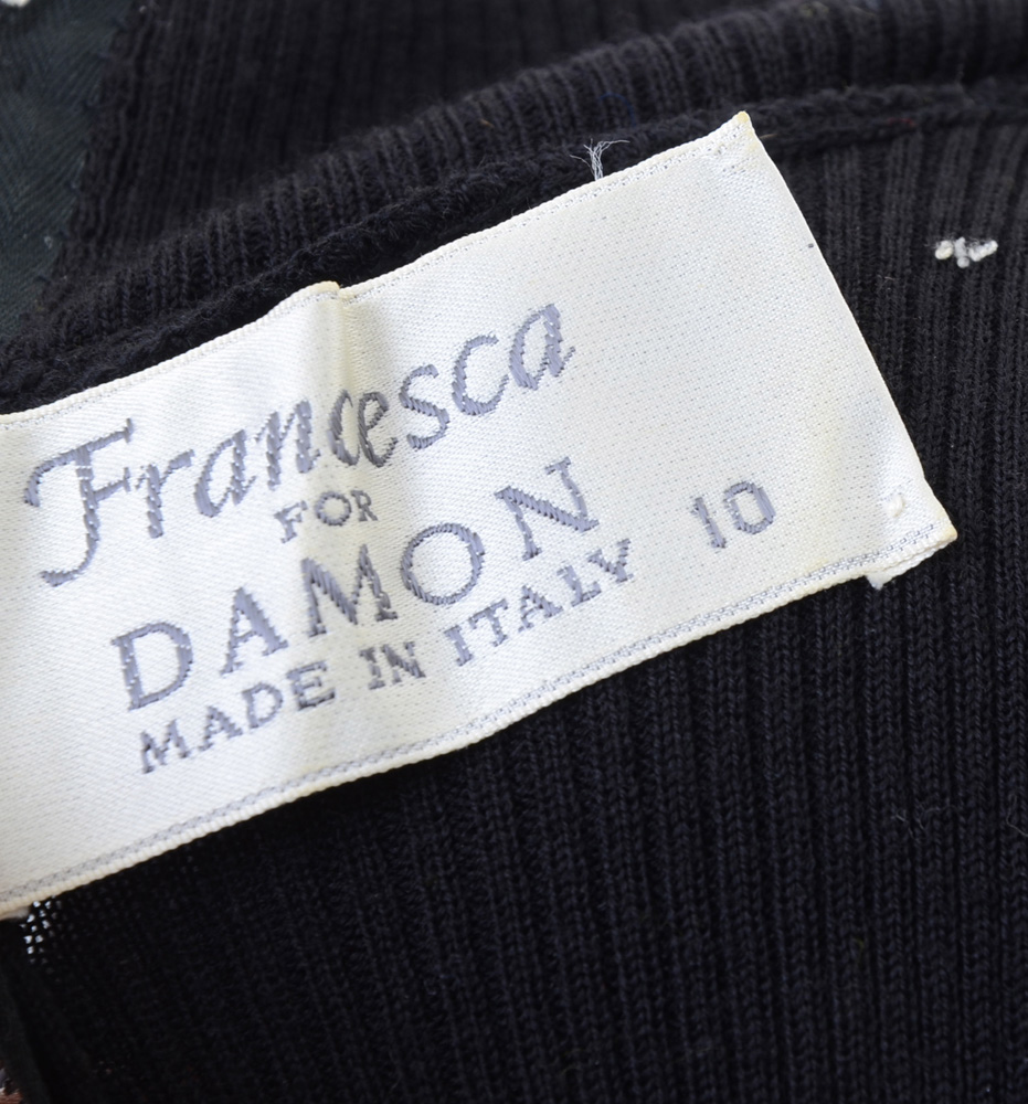 Francesca for Damon Full-Length Wool Dress