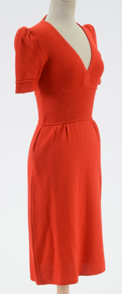 Late 1970s Vintage St. John by Marie Gray Knit Dress