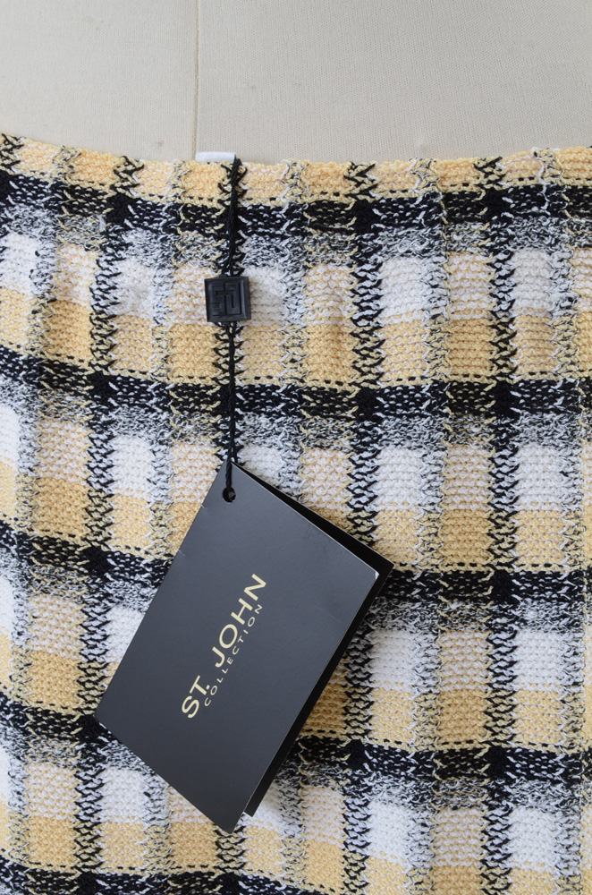 St. John Collection Plaid Knit Suit