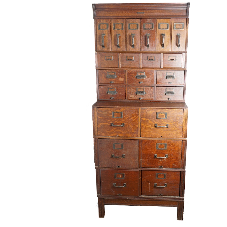 Antique File Cabinet by Yawman and Erbe