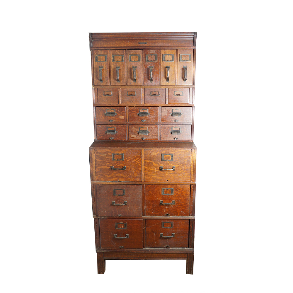 Antique File Cabinet by Yawman and Erbe