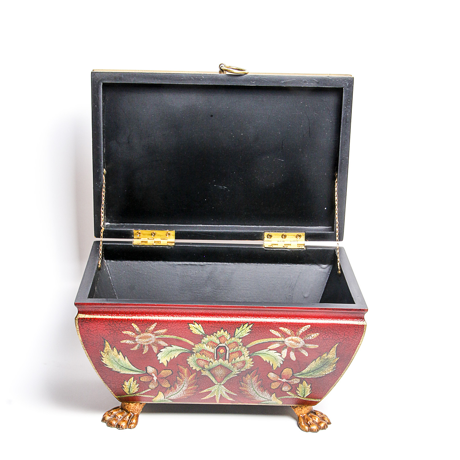 Antique Looking Container, Vase and Candle Holders