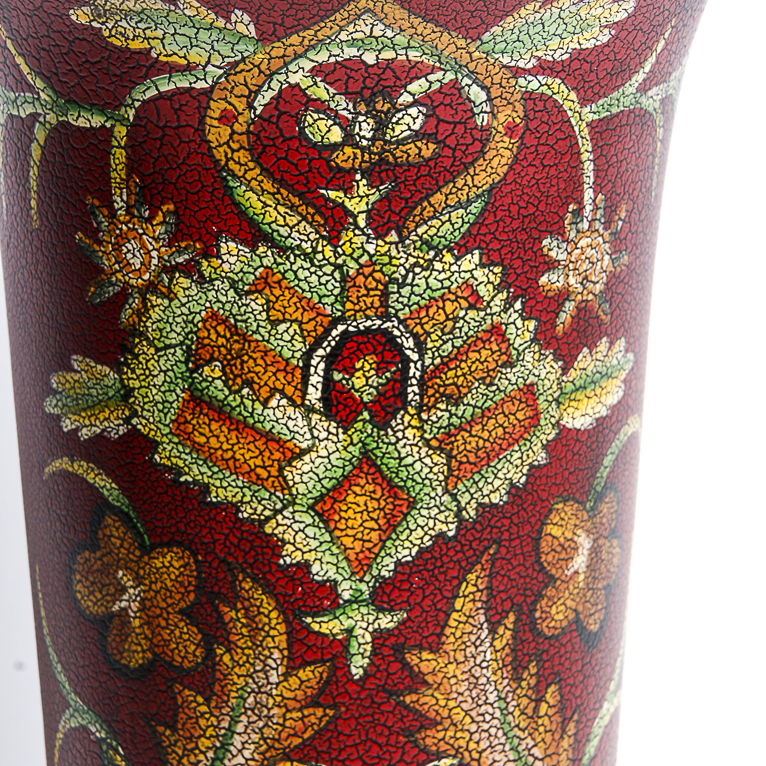 Antique Looking Container, Vase and Candle Holders