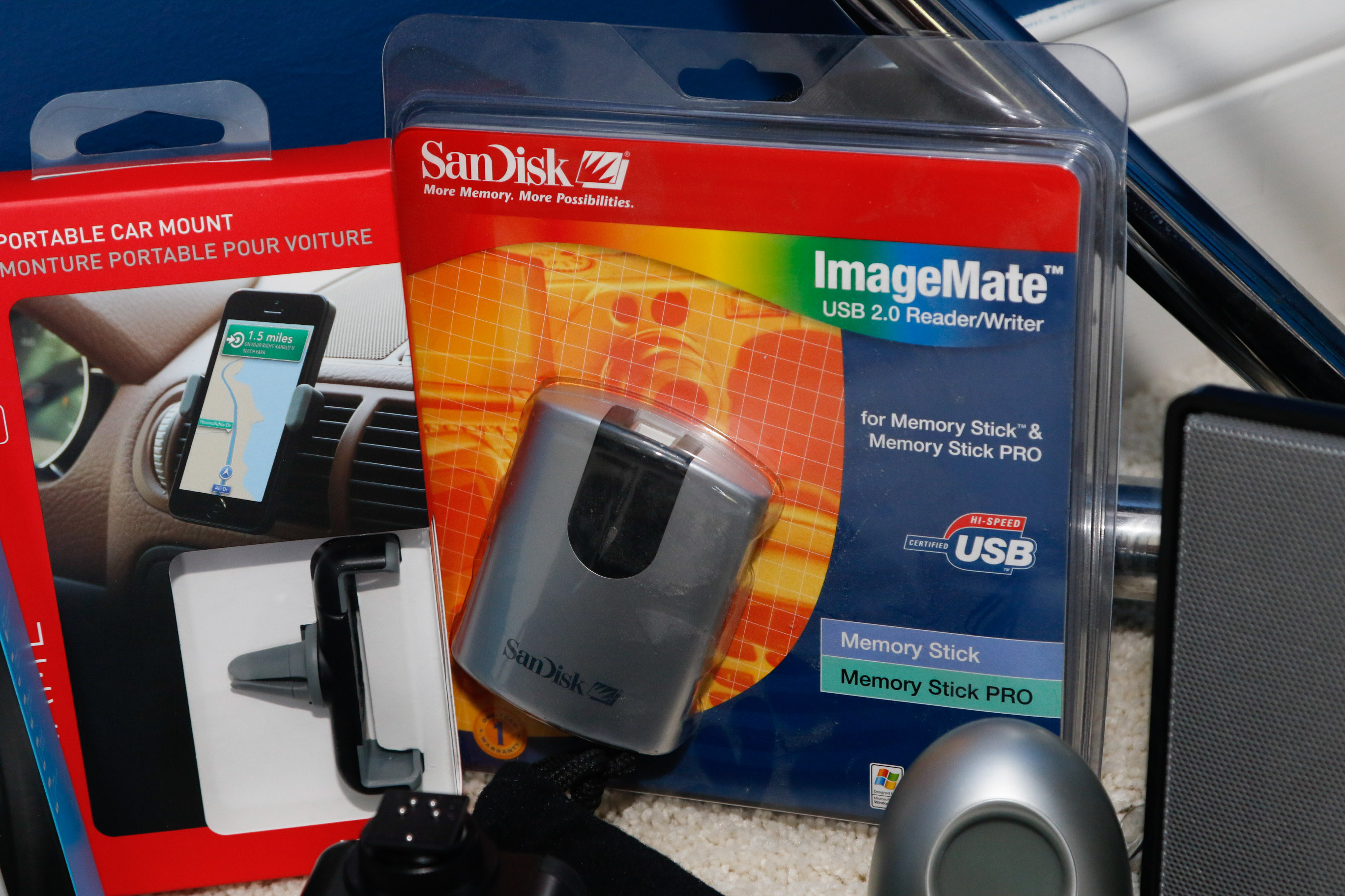 Sony Cybershot, Brookstone Digital Clock, Addl Home Electronics