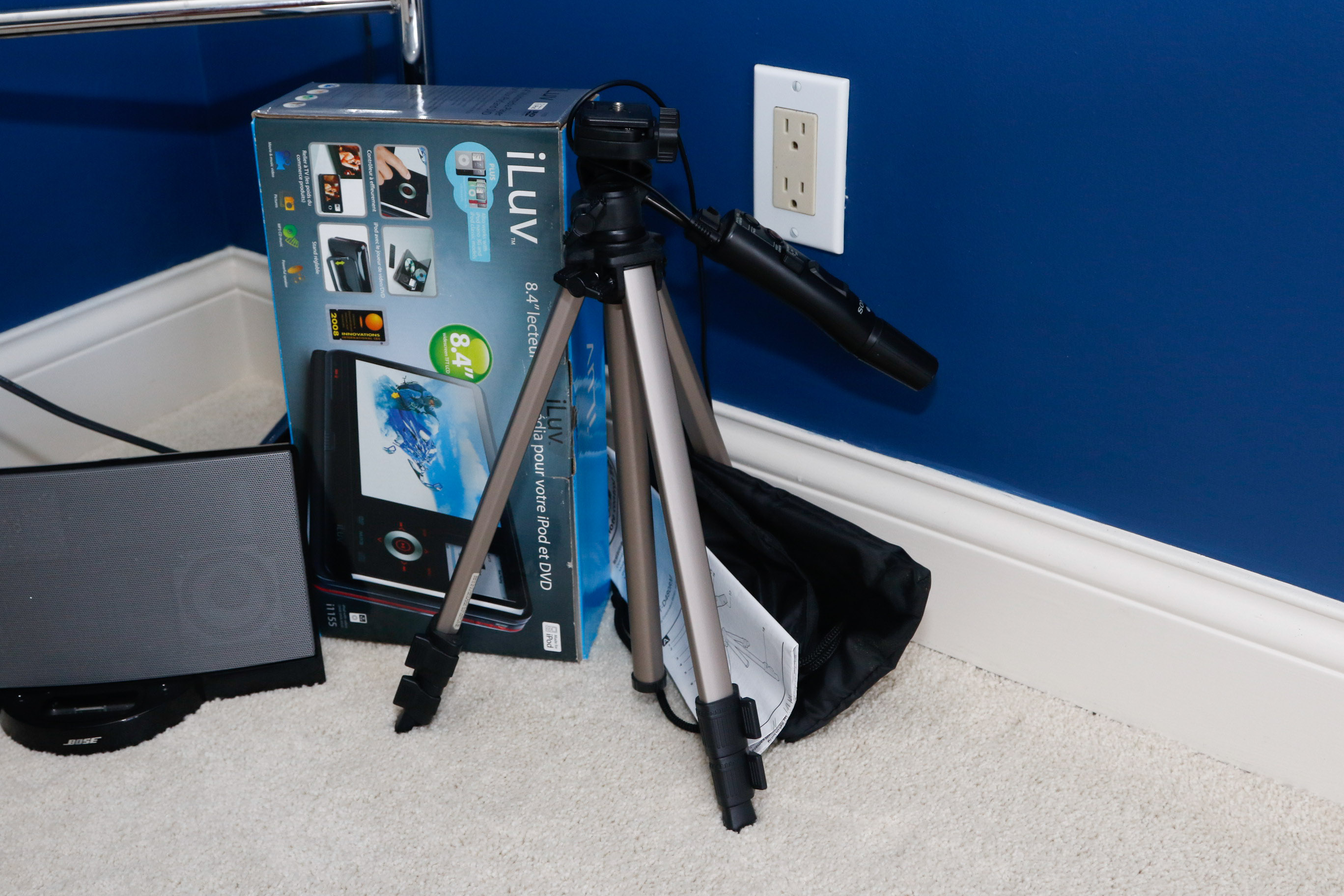 Sony Cybershot, Brookstone Digital Clock, Addl Home Electronics