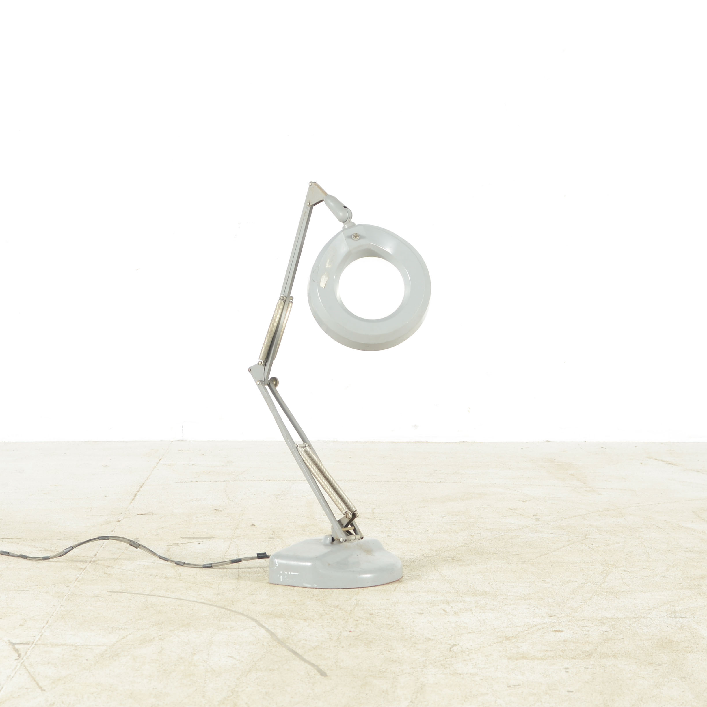 Vintage Industrial Luxo Magnifying Table Lamp