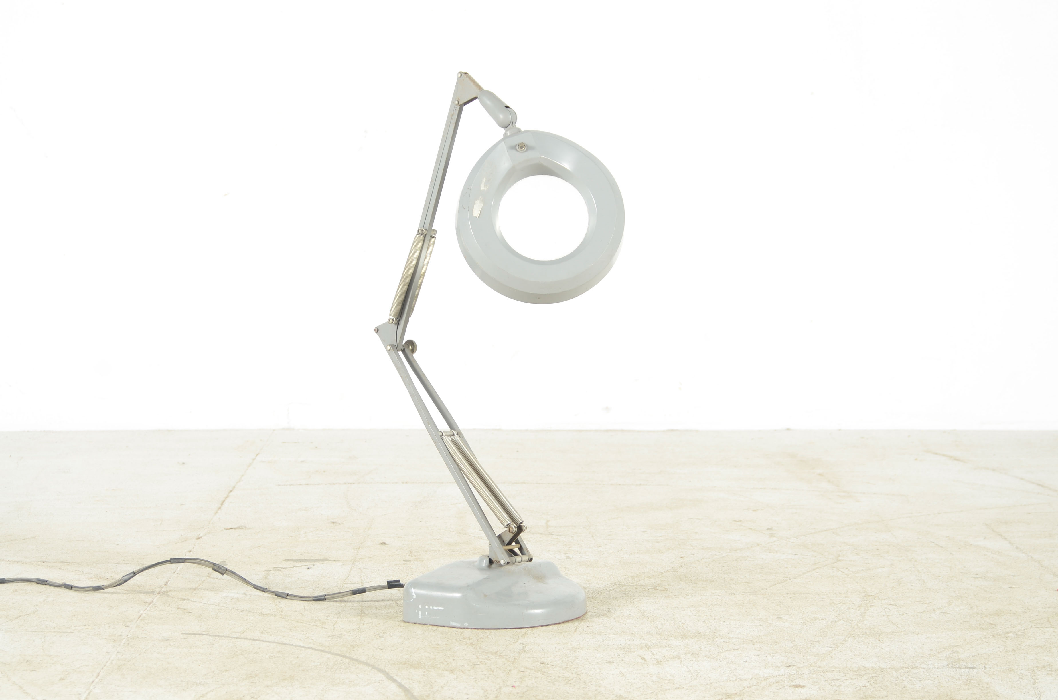 Vintage Industrial Luxo Magnifying Table Lamp