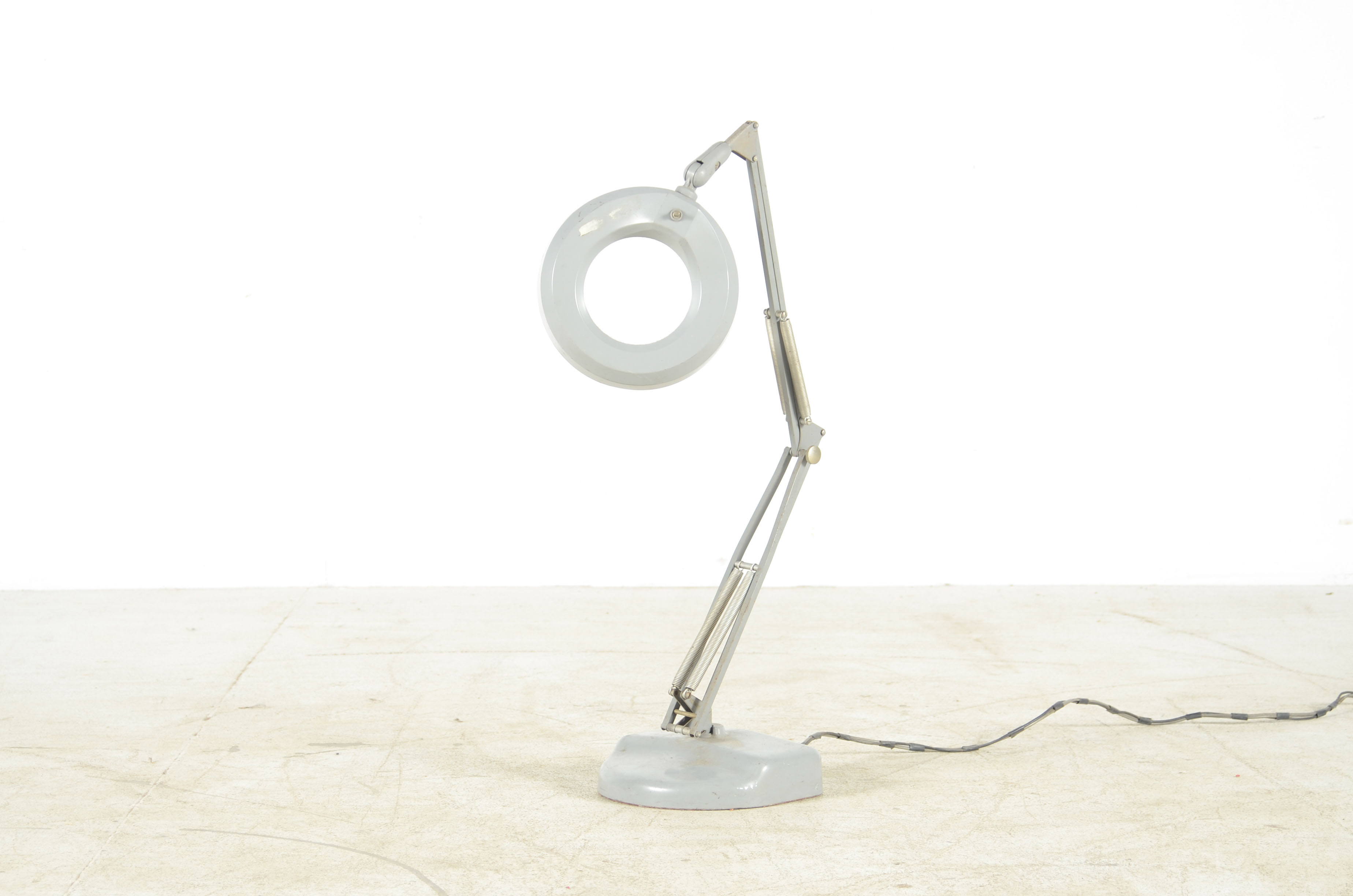 Vintage Industrial Luxo Magnifying Table Lamp