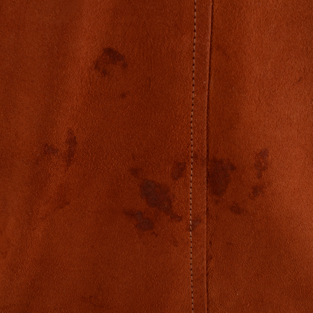 Women's Vintage Burnt Orange Suede Jacket