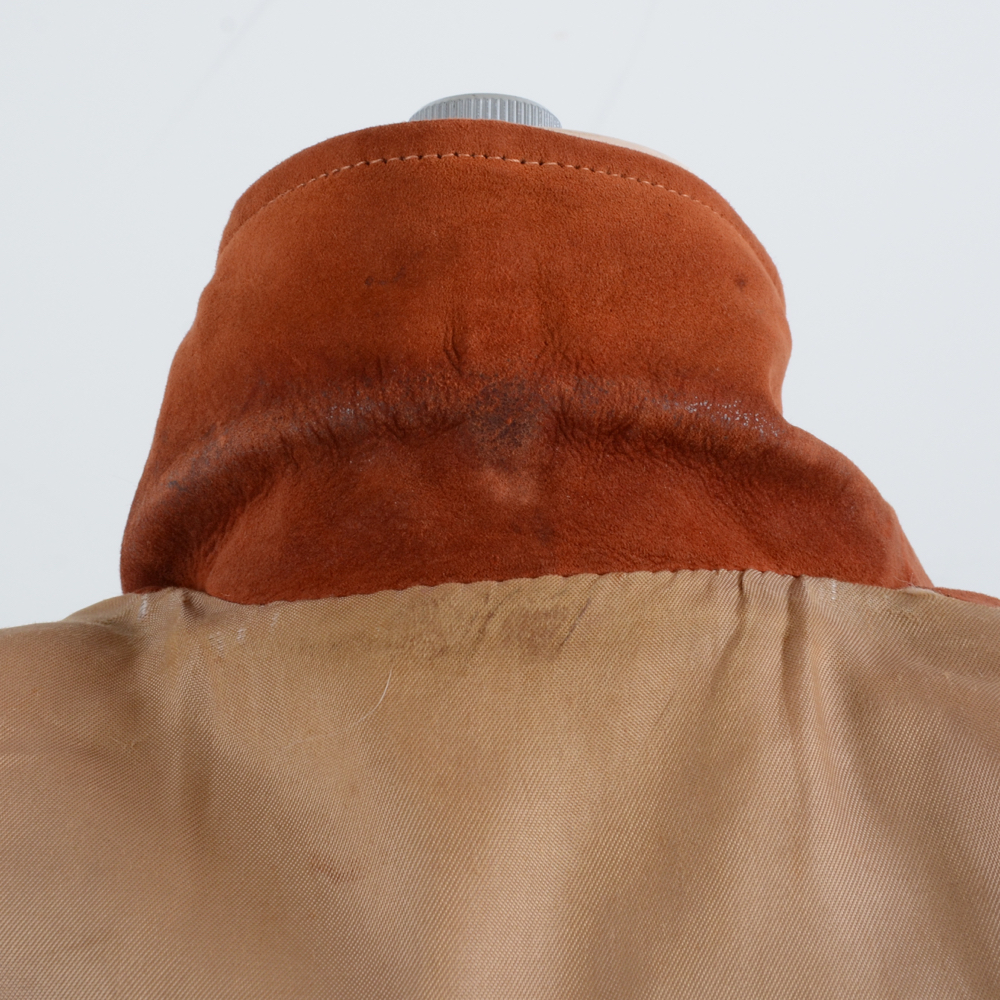 Women's Vintage Burnt Orange Suede Jacket