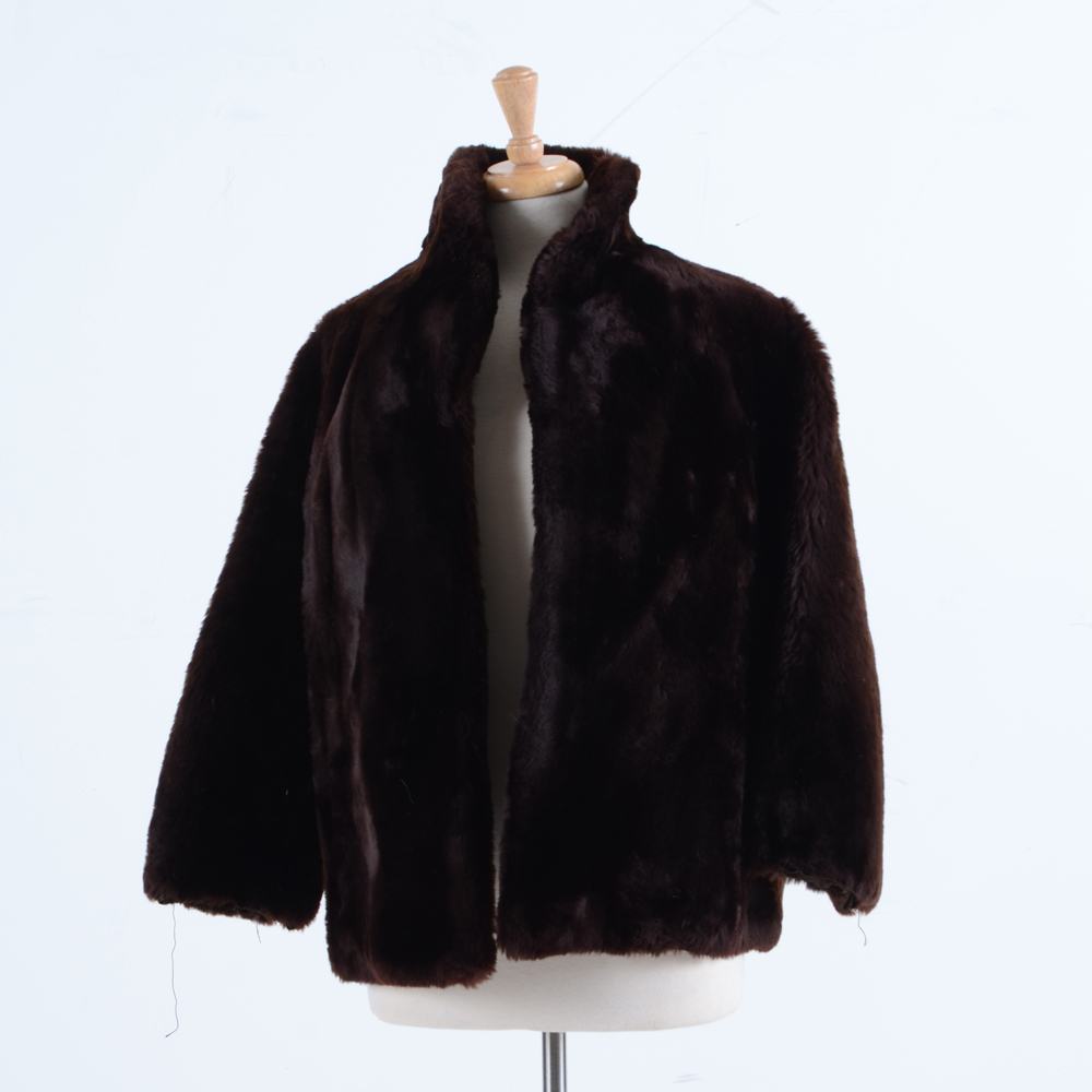 Vintage Mouton Coat