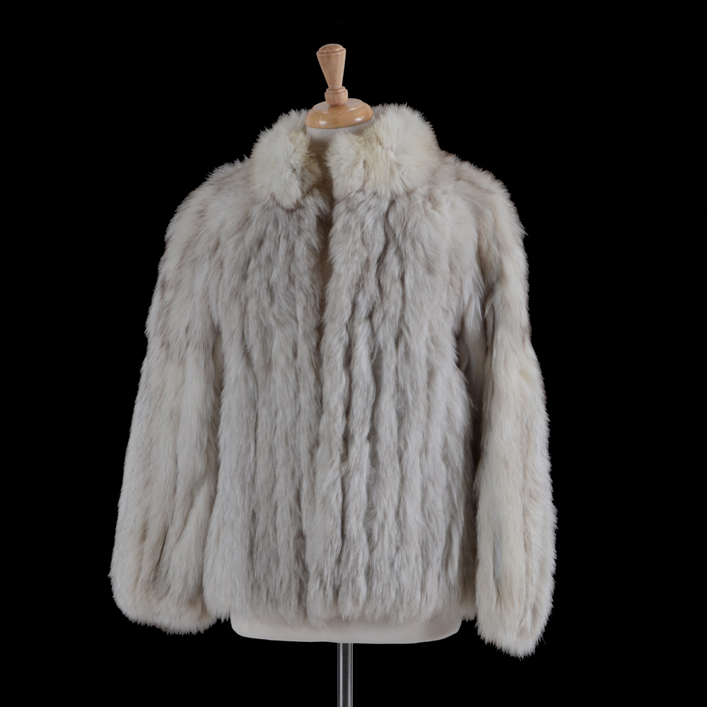 Fur Salon May Co. Blue Fox Fur Jacket