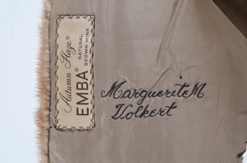 Vintage Pastel Mink Fur Stole