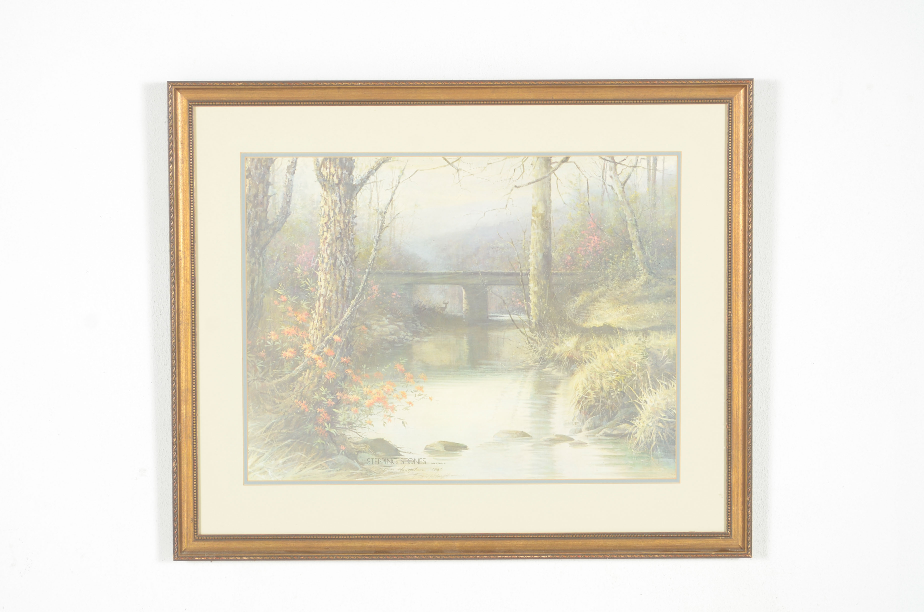 Ben Hampton Signed Limited Edition Offset "Stepping Stones"