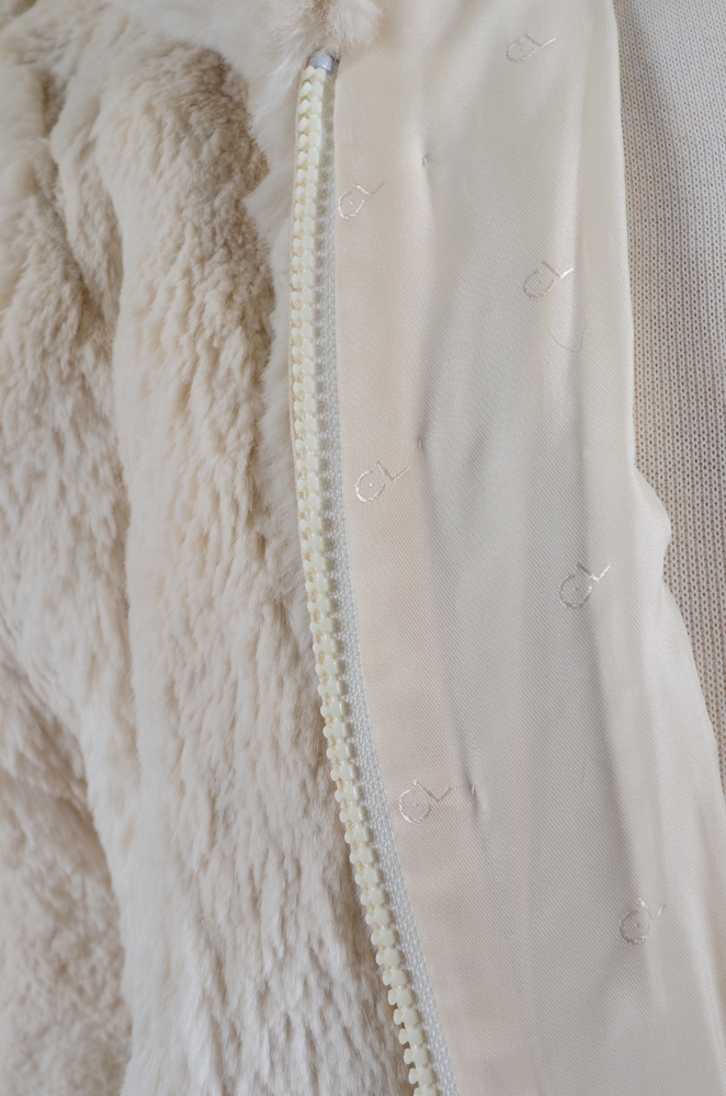 Carole Little Sheared Rabbit Fur Bomber