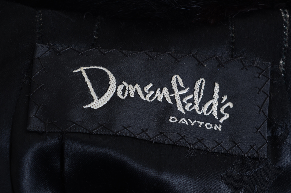 1970s Vintage Donenfeld's of Dayton Persian Lamb and Leather Fur Coat