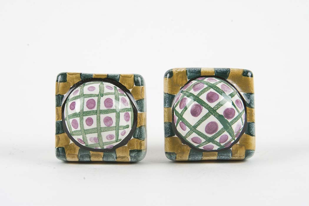 MacKenzie-Childs Style Hand Painted Drawer Pulls