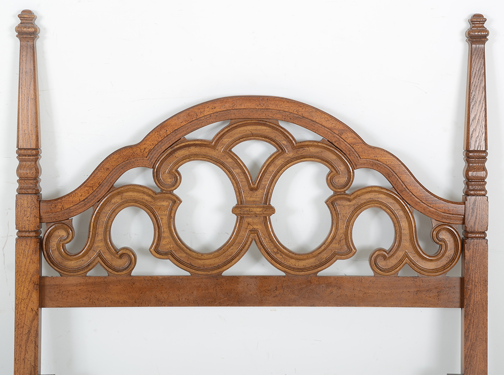 Queen Size Oak Finish Headboard